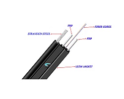 สายไฟเบอร์ออฟติก 2 Core SM เข้าหัว SC/UPC ยาว 150 เมตร