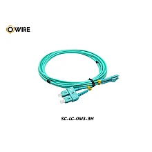 Patch Cord SC-LC MM OM3 Duplex ยาว 3 เมตร