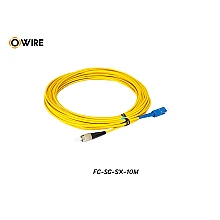 Patch Cord SC-FC (UPC) SM Simplex ยาว 10 เมตร