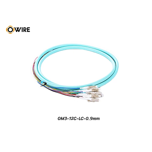 Pigtail 12 Core LC/UPC MM OM3 0.9mm ยาว 1.5 เมตร