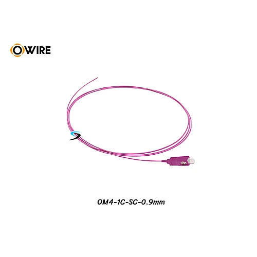 Pigtail 1 Core SC/UPC MM OM4 0.9mm ยาว 1.5 เมตร